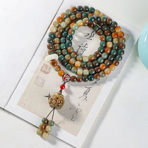 Dunhuang Wentian Bracelet 108 First-class National Treasure Bodhi Handheld Rosary Bead Buddha Bead Bracelet m3331307