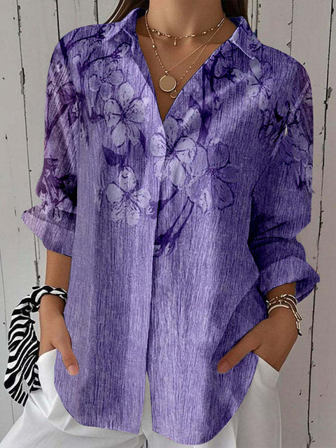 Spring and Autumn Printed Shirt m301705