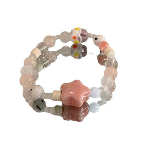 Chinese ceramic beaded bracelet femininity sweet and cute girl bracelet m3331322