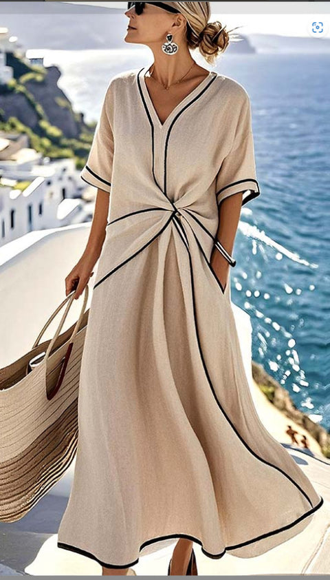 New Pomisian style temperament elegant dress m302459