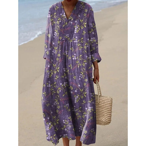 Sleeveless loose dress covers the meat and looks thin, versatile seven-quarter skirt m302905