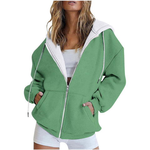 3D printed zipper European size casual fashion women's sweater m301882