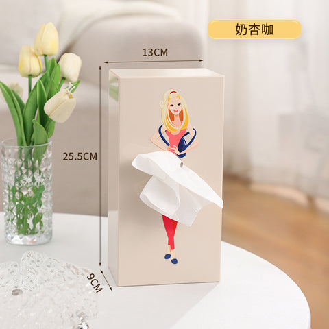 Paper storage box Home living room Dining table Modern simple multi-functional paper box m5010684