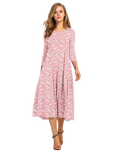 Autumn and winter dress solid color fashion big swing dress m302776