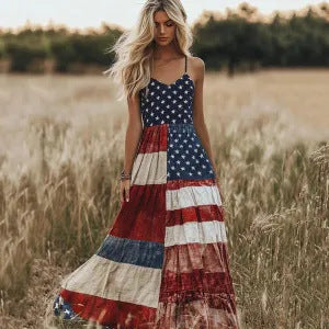 Women's trendy brand loose floral element casual dress m302069