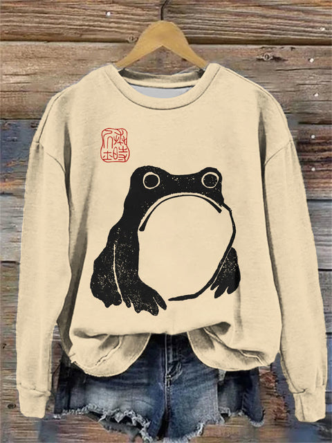 Casual floral 3D printed crew neck sweater m302127