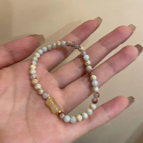 Chinese ceramic beaded bracelet femininity sweet and cute girl bracelet m3331322