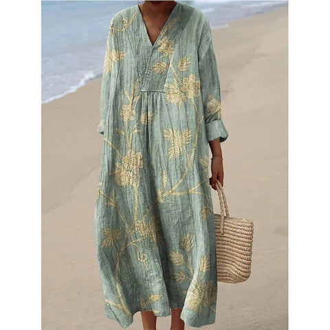 Sleeveless loose dress covers the meat and looks thin, versatile seven-quarter skirt m302905
