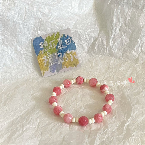 Chinese ceramic beaded bracelet femininity sweet and cute girl bracelet m3331322
